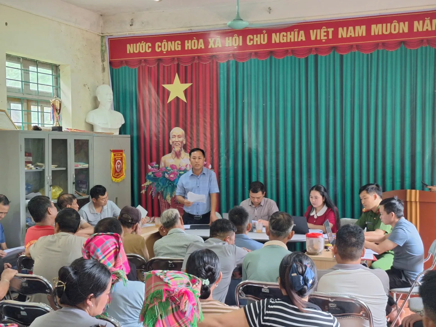 Cán bộ CAX phối hợp tuyên truyền