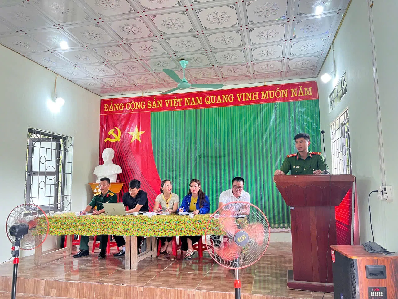 Thu Lũm: Tăng cường tuyên truyền phòng chống, thiên tai trên địa bàn